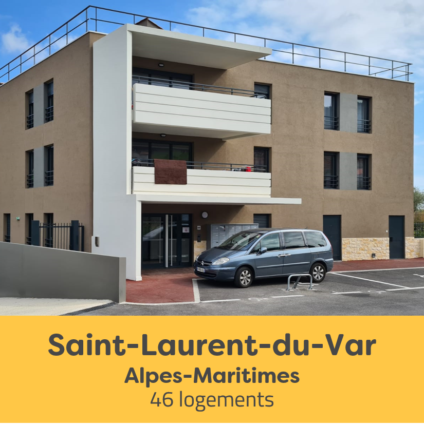 Façade résidence Saint-Laurent-du-Var